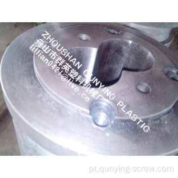 Duplo barril e parafuso para Twin parafuso barril da extrusora máquina para Pvc &amp; caco3